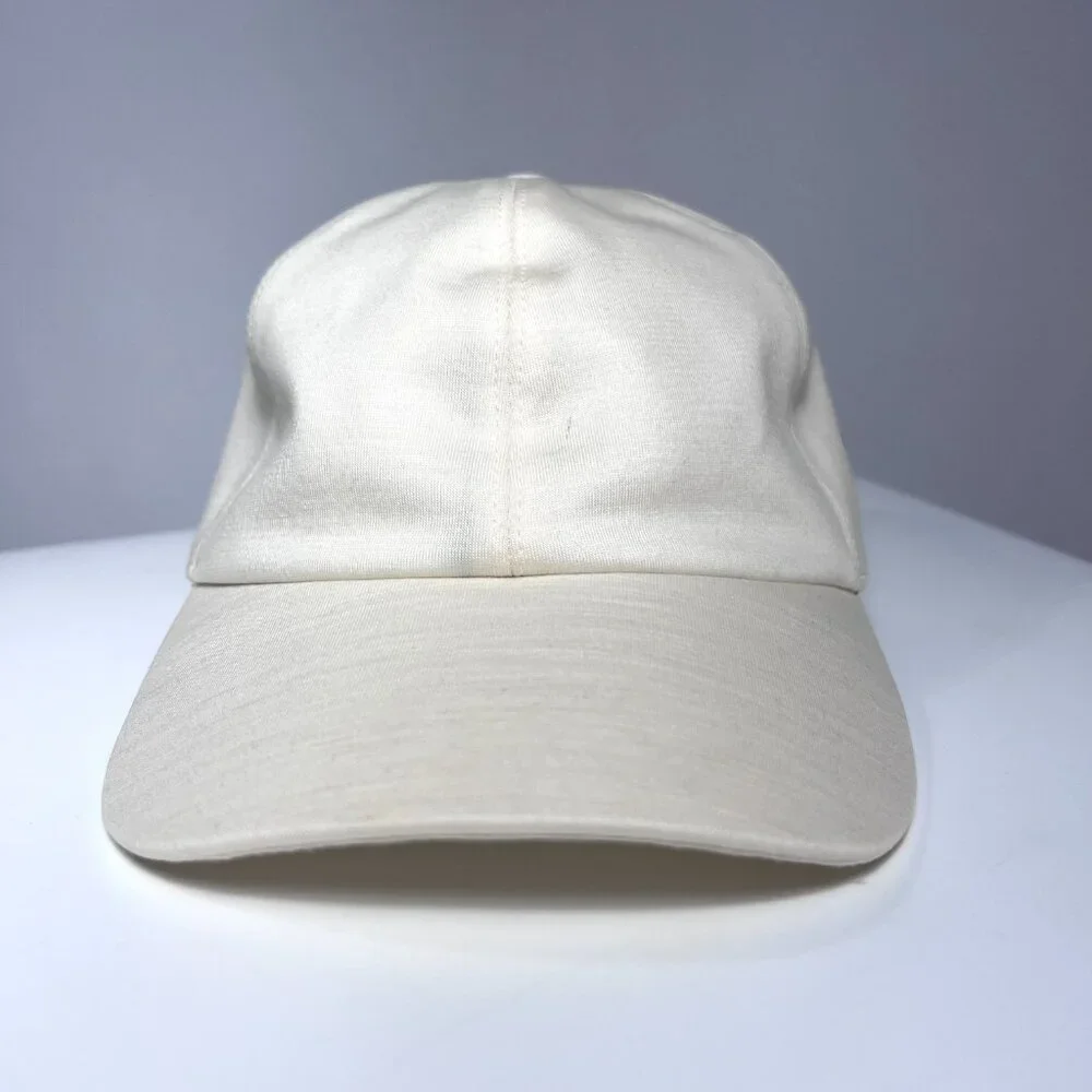 Z ZEGNA TECHMERINO 100% Wool,‎ Cream Baseball Cap Size L, Made in Italy
